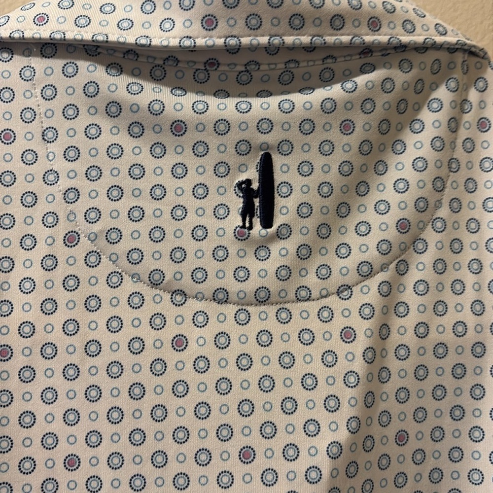 Johnnie-O Men's Blue Patterned polo Shirt - XXL - golf - Picture 6 of 6